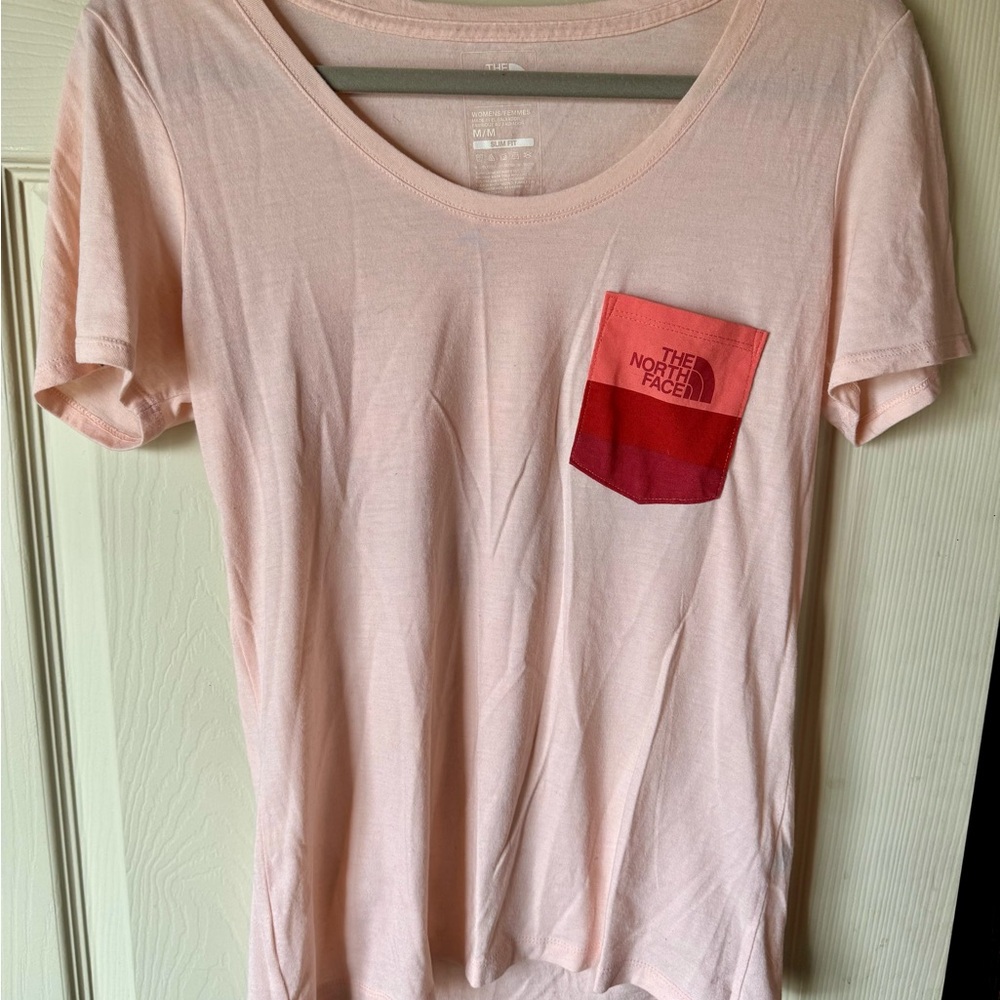 The North Face Women's Pink Slim Fit Tee